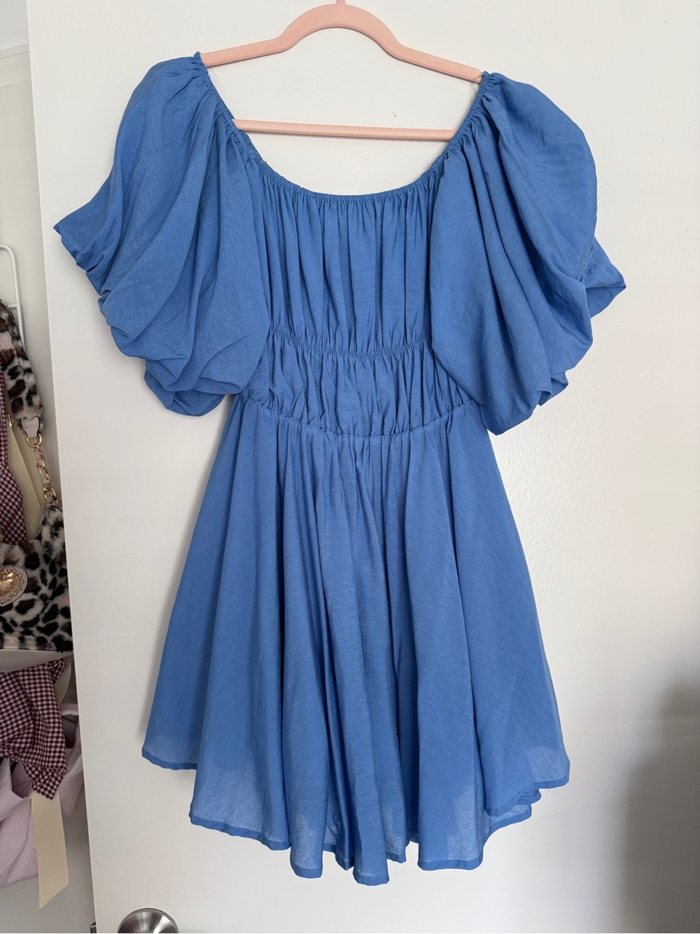 Altar'd State Light Blue Elastic Waist Skirt